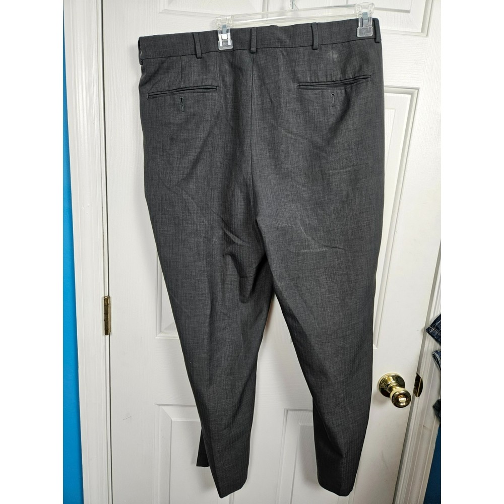 Stafford Essential Classic Fit 44x30 Gray Trousers - Picture 5 of 7